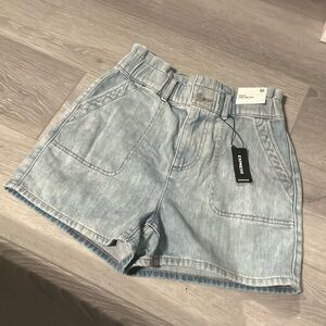 Brand new high waisted denim shorts
